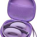 Headphone Headset Case for JLab JBuds Lux ANC/JLab Go Lux ANC/Lorelei X8/Beats/JBL/TOZO/BERIBES/Picun/KVIDIO Noise Cancelling Over-Ear Foldable Headphones (Purple)