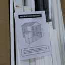 YOPTO Outdoor Wooden Chicken Coop for 10 Chickens,Large Hen House Poultry Habitat Pet Hutch Run Cage with 2 Chicken Nesting Boxes,Walk in Chicken Coops Run W/Ramp and Run,Waterproof Roof,(80"×82"×69")