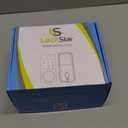 LOCKSTAR® Smart Door Lock • Keyless Entry Deadbolt Door Lock • Multiple Entry Methods – APP • Fingerprint Touch ID • Keypad Code • Card FOB • Traditional Key • Smart Home Devices, Black (1.18 x 2.64 x 6.46 inches)