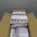 350Piece Silver Plastic Dinnerware Set for 50 Guests - Silver Plastic Plates with Cutlery Include:50Dinner Plates-50Dessert Plates-50Pre Rolled Napkins with Silverware (White and Silver - Modern)