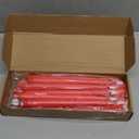 24 Pcs Flameless LED Taper Candles Battery Operated Candles 8.58'', 9.69'', 10.98'', 12.91'', 12.8'' Flameless Candlesticks Flickering for Halloween Christmas Church Wedding(Red)