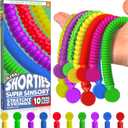 BUNMO Stretchy Strings - Sensory Toys - Stimulating & Addictive Toys for Kids - Fidget Toy - Hours of Fun for Kids - Non-Mouthable Toy 3+ - Mini Sensory 10 Pack