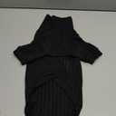 Idepet Sphynx Hairless Cats Sweater Shirt Kitten Soft Puppy Clothes Pullover Cute Cat Pajamas Jumpsuit Cotton Apparel Pet Winter Turtleneck for Cats and Teacup Chihuahua Small Dogs(Black,M)