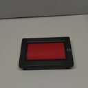 LED Digital Wall Clock Battery Operated - Large Display Digital Clock, Adjustable Brightness, Wall or Table Mount (Black-red)