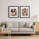 11x14 Photo Frames Set of 2, Black Wooden