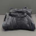 U2SKIIN Mens Hooded Robe, Plush Robes for Men Long Fleece Bathrobe (XX-Large-3X-Large)