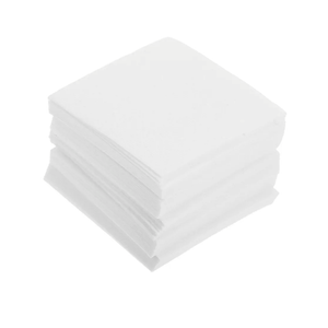 50 Pisces Fiber Paper Squares 8x8 White