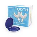 Custom Clear Retainers for Teeth, Upper & Lower Set Transparent, Comfortable, BPA-Free, Durable, Includes Portable Case for Daily or Overnight Wear (Single Retainer)