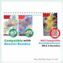 10PCS Plastic Protector Case For Booster Bundle/Build & Battle Foldable Clear Display Box Plastic Display Case Compatible with Booster Bundle Collectors Cards Protector