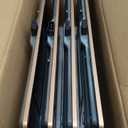 FEPPO Electric Warming Tray, 4-in-1 Food Warmers for Parties Buffet with 10 Temp Settings and Timer, 33"x15" Glass Surface Warming Mat for Food, Modular Buffet Hot Plates for Catering and Gatherings (Black&gold)