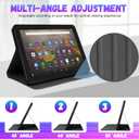 Trendy Fun Case for Amazon Fire HD 10 (11th 2021,13th 2023)/ HD 10 Plus 2021 10.1" Cute Cartoon Kawaii Smart Covers for Boys Girls Kids Teens Cool Design Stand Folio for Fire 10.1 inch,Blue Maro