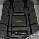 Voipvvii Folding Hand Truck 500lbs, Portable Heavy Duty Dolly Cart, 6 Wheels Collapsible Luggage Cart with 2 Elastic Ropes - Compact Trolley Cart for Easy Moving - Ideal Hand Cart for Travel and More (Black)