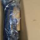 COMFORT ZONE 16" Oscillating Pedestal Fan with Folding Base - Blue