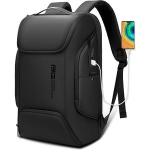 BANGE Business Laptop Smart backpack Can Hold 15.6 Inch Laptop Commute Backpack Carry on bag for men and women (Black), Large