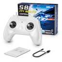 FLYDrone S8 Drone Simulator Controller for FPV Beginner Pilots Training, 8 Channel Metal Joystick, Supports for DJI Flight Simulator/DRL/Uncrashed/Liftoff/DCL/ VelociDrone/Aerofly RC 10, Mode 2 (White)