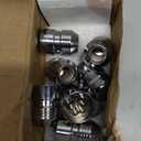 M121.25 Wheel Locking Nuts, Height 1.27" Cone Seat Replacement for GR86 EX35 EX37 M56-5 Locks and 2 Key,Anti-Theft Tire Lock nut
