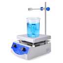 Slendor Magnetic Stirrer Hot Plate Mixer 3000ml Stirring Capacity 6.7 x 6.7 inch Max 520F Hotplate and 100-2000 RPM Stirrer, Stirring Bar & Support Stand Included