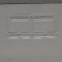 Pack Of 2 Cocktail Napkin Holder, Acrylic Napkin Caddy for Table, Square Napkin Dispenser for Bar, Kitchen, Party, Dinner, 5.5x5.5x2" (Clear)