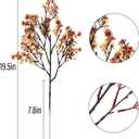 5 Pcs Babys Breath Artificial Flowers Bulk Real Touch Flowers Fake Flowers Silk Flowers for Home Decor Indoor Floral Arrangement Table Centerpieces Festival Party Decor (Beige Brown)