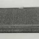MBIGM Bullnose Non-Slip Stair Treads w/Reusable Adhesive 14 Pack 9.5" x 30" Wooden Steps Protection - TPU Backing with Steel Reinforcement - Anti-Slip Solution Knitted Dark Gray Non Slip Stair Tread