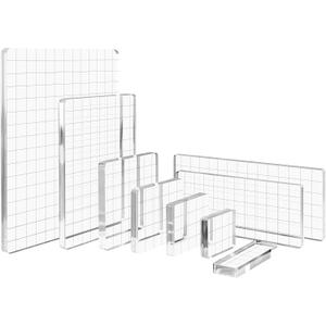 9 Pieces Acrylic Stamp Blocks Sets Clear Stamping Blocks Tools with Grid and Grip,Decorative Stamp Blocks for Kids Scrapbooking Crafts Making,DIY Crafts Ornaments,8mm Thickness Assorted Sizes 9 Pieces Acrylic Stamp Blocks Sets Clear Stamping Blocks Tools with Grid and Grip,Decorative Stamp Blocks for Kids Scrapbooking Crafts Making,DIY Crafts Ornaments,8mm Thickness Assorted Sizes