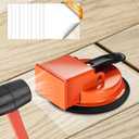 REXBETI Floor Gap Fixer Tool, Plank Gap Repair Kit, Upgraded Heavy Duty Suction Cup Laminate Flooring Tool, Widened Striking Face, 10pcs Sticky Pads for Fixer Laminate/Vinyl Flooring/Hardwood