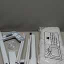 Cat Window Sill Perch with Large Bolster, Easy to Adjust & Assemble Cat Window Seat for Windowsill & Bedside, Pet Hammock Bed for Large Cats and Kittens (Grey, L)