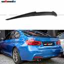 Rear Trunk Spoiler Compatible with 2012-2018 BMW F30 3 Series & 2014-2019 F80 M3 Sedan, MV Style Duckbill Fits for 318i 320i 325i 328i 330i 335i 340i, High Kick Wing Lip (Carbon Fiber Pattern)