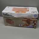 bella 4 Slice Slim Toaster, Fits-anywhere Kitchenware, 6 Setting Shade Control with Reheat & Cancel Buttons, Fits Sourdough, 10 Long Slot, Anti Jam & Auto Shutoff, 900 Watt, Blossom
