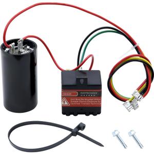 Seentech CSR-U1 Hard Start Capacitor Kit for HVAC Systems, Compatible with 1–3 Ton AC Compressors, 88-108 µF, 208-240VAC, 50/60Hz