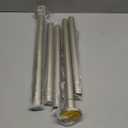 Brushed Nickel Shower Curtain Rod 31 to 80 Inch,1 Inch Diameter Adjustable Spring Tension Stainless Steel Telescoping Rod,Easy Install,No Rust