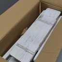 Wooden 3 Tier Swing Cupcake Stand with Serving Platter 20x30 Foldable Ladder Stand Dessert Display Cake Snack Fruit Bread Centerpieces for Party, Birthday, Wedding, Baby Shower(Rustic White)