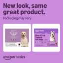 Amazon Basics Flea and Tick Topical Treatment and Prevention for Large Dogs (45-88 lbs), Fast Acting and Long Lasting, Tick Prevention, 6 Count, Packaging May Vary