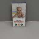 Eco-Baby Safety Cabinet Proofing for Babies - 3M Adhesive Baby Proofing Straps, Refrigerator Lock Straps, Child Proof Locks for Cabinet, Toilet Seat, Cupboard,Door with Easy Installation (6 Pack)