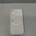 for iPhone 17 Case with Stand White, Fits MagSafe Ring, Military-Grade Drop Protection, Build in Kickstand,Slim Matte Finish Shockproof Phone Cover 6.3"