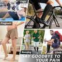 Ailaka Zipper Compression Socks for Women Men, 20-30 mmHg Open Toe Compression Socks Knee High, Ted Hose Compression Stockings for Edema, Varicose Veins