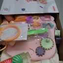 QDRAGON 3 in 1 Baby Walker and Activity Center for Girl, Learning to Walk, Sit to Stand, Early Educational Push Toys with Music Panel for Infant Toddler 12+ Months Pink