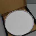 12" Oak Wood Bathroom Tray for Counter, Vanity Tray for Perfume Lotion Candle Makeup Jewelry Sink Soap Holder Turntable Dresser Organizer Countertop Coffee Table Decor Organization and Storage White