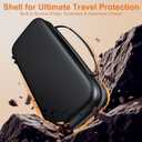 Travel Carrying Case for Nintendo Switch 2, Switch 2 Accessories with Console Protection Bundle, 2x Tempered Glass Screen Protectors, 2x Joy-Con Controller Cases, 6x Anti-Slip Thumb Grip Caps, All-in-One Travel Kit