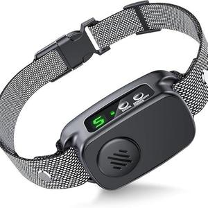 Barking Collar, Dog Barking Collar for Large Medium Dogs, with 5 Adjustable sensitivities, Automatic Barking Collar with 3 Training Modes, Anti-Barking Collar for Dogs (Black).