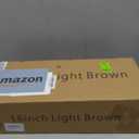 Floating Shelves for Wall Set of 3, 16" Light Brown Wood Wall Shelves for Home Decor, Frame Display Floating Shelf for Living Room, Bedroom, Bathroom, Kitchen