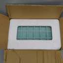 Frebeauty Acrylic Jewelry Organizer Earring Organizer Box with 5 Drawers Earring Holder Organizer with Velvet Trays Clear Jewelry Box for Women Earring Display for Rings Studs(Turquoise)