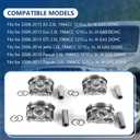 06H107065AM 4pcs Engine Pistons Rings Pistons Assembly Set Fits for 2006-2014 Jetta 2.0L, Fits for 2009-2011 Tiguan 2.0L, Replace OE 06H107065AM