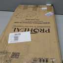 ProHeal Medical Overbed Table with Wheels and Adjustable Height - Gray Rolling Over Bed Table for Home and Hospital Use (Grey)