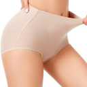 Wodelanle Tummy Control Shapewear Panties for Women Body Shaping Briefs Compression Underwear Seamless Shapewear Panty Girdle, M