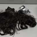 Fliace Clip in Hair Extensions, 6 PCS 1 6 Inch Hair Extensions Clip Ins, Dark Brown Long Wavy Hairpieces(16inch, 6pcs, Dark Brown)