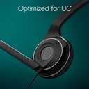 Sennheiser PC 8 USB - Stereo USB Headset for PC and MAC with In-line Volume and Mute Control - Black
