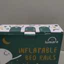 LUMARA Inflatable Bed Rail for Toddlers 2 Pack - Portable Travel Bed Bumpers for Kids Fits Twin Full Queen King Size Beds - Non-Slip Safety Guard Rails