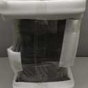 Black Modern Side Table, 3-Tier Metal NightStand with Storage, End Table Living Room, Small Night Stand for Bedroom, Bedside Table for Small Space, No Assembly Required