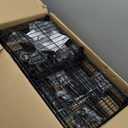 Garment Rack Heavy Duty Clothes Rack for Hanging Clothes,Metal Garment Rack,Freestanding Clothing Rack,Adjustable Custom Closet Rack,54" L x 13.8" W x 75.8" H, Max Load 750LBS, Black